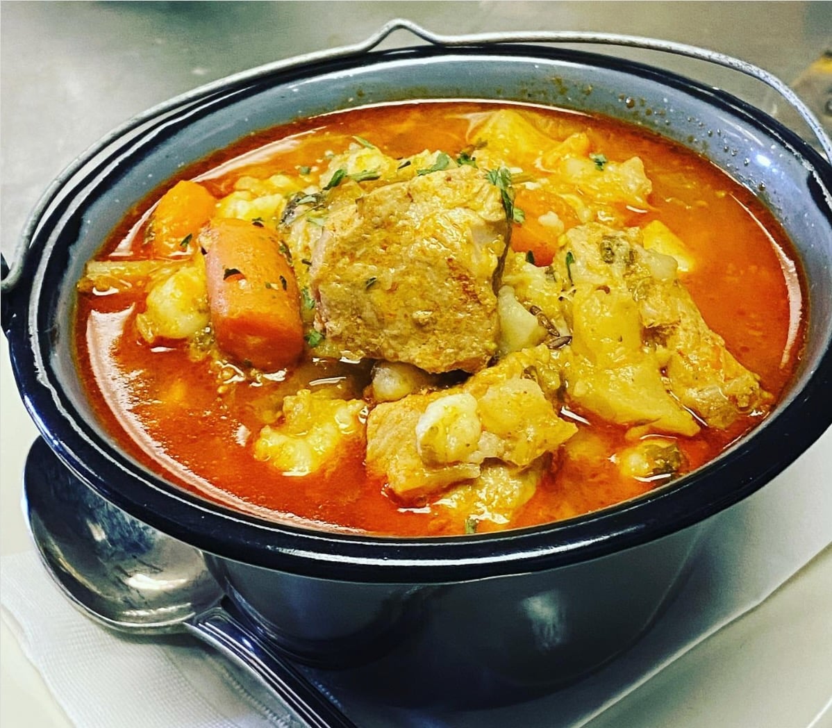 Hungarian goulash at Paprikas in Hellertown.